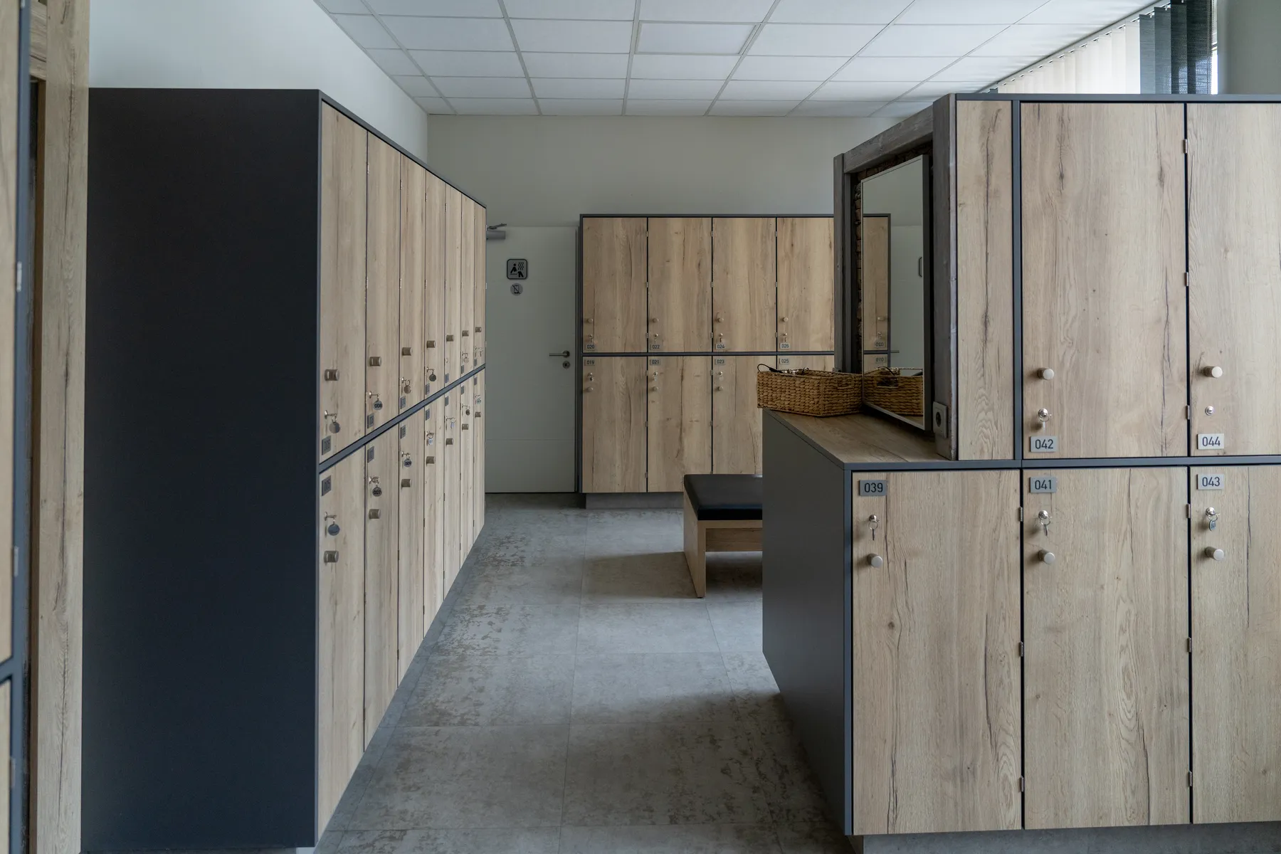 Moderne Umkleide im Westend Sport Plauen